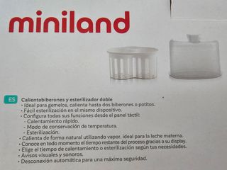 Calienta Biberones/Esterilizador Minilad