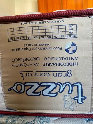 Colchón doble ortopédico