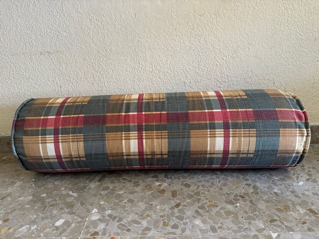 Cojines forma cilindro con cremallera 2 unidades