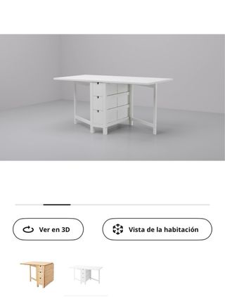Mesa comedor IKEA extensible
