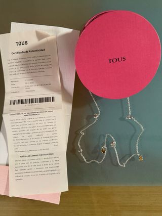 Cadena de oro y plata Tous