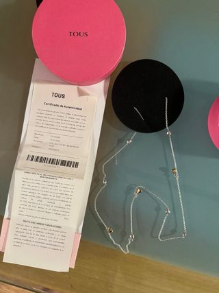 Cadena de oro y plata Tous