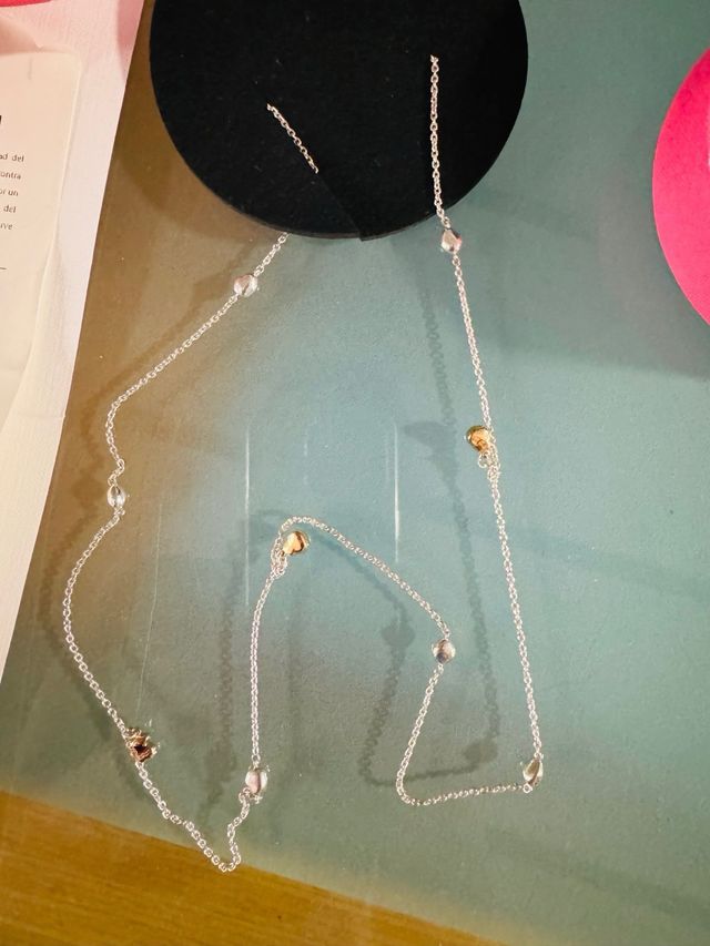 Cadena de oro y plata Tous