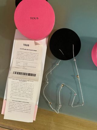 Cadena de oro y plata Tous