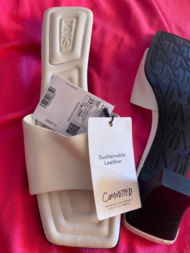 Sandalia Blanca Mango