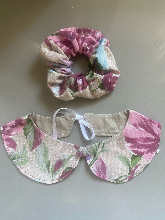 Colletto staccabile + scrunchie