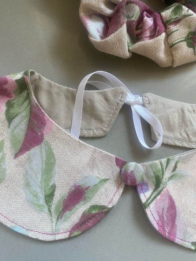 Colletto staccabile + scrunchie