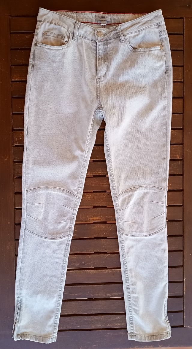 Vaquero gris Cortefiel