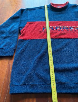 Felpa Tommy Hilfiger vintage 90s in pile tg.L uomo