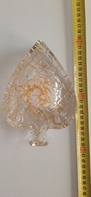 Cenicero en cristal de Murano.