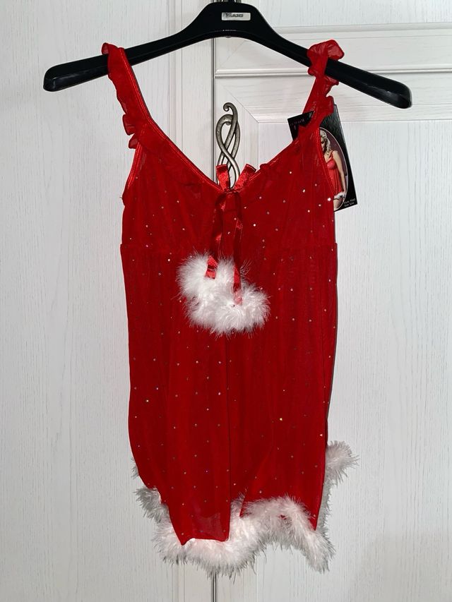 Sexy Babydoll S/M Completi Sexy Babbo Natale
