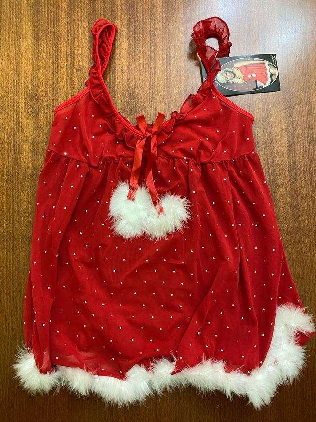 Sexy Babydoll S/M Completi Sexy Babbo Natale