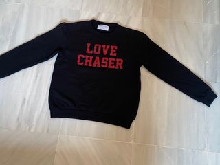 Sudadera Love Chaser Zara Talla M/40 Nueva