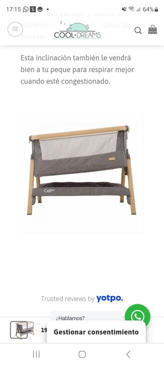 Mini cuna Tutti Bambini