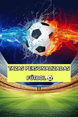 Tazas personalizadas fútbol