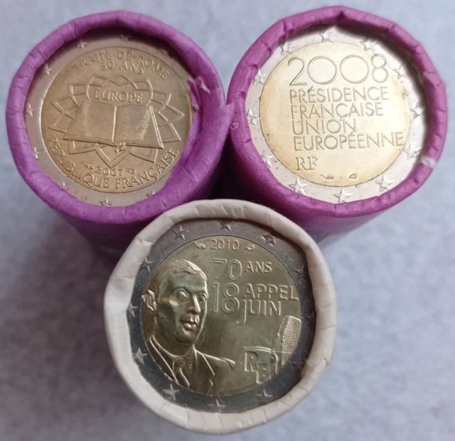 Francia 2 euros varios años