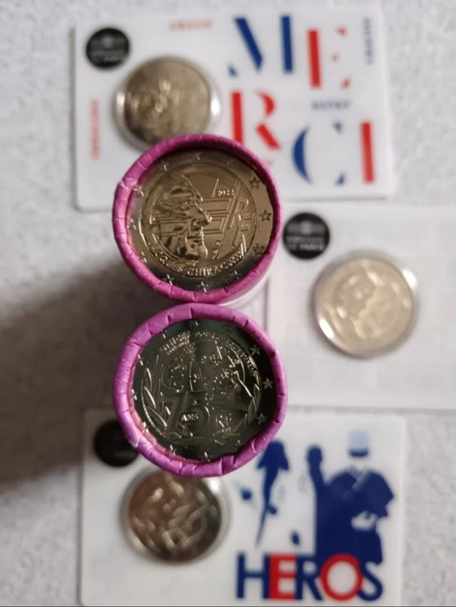 Francia 2 euros varios años