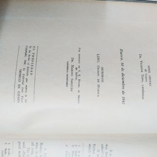 Libro texto antiguo inglés