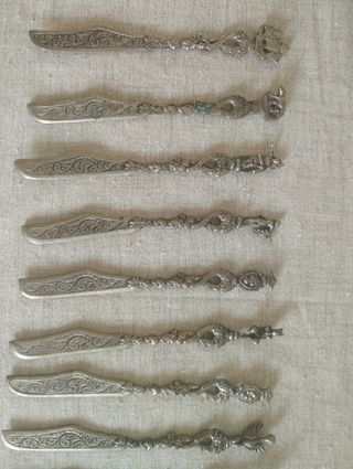 12 pezzi coltelli frutta/dolce vintage