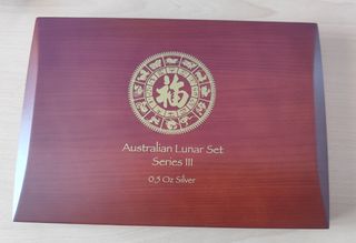 Colección 1/2 oz. plata lunar Perth Mint