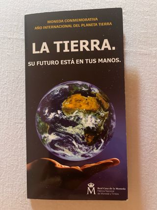 Moneda plata conmemorativa Tierra 12 €