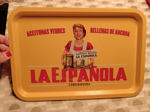 Bandejas diseño retro La Española