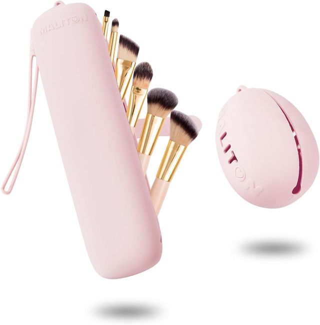 Custodia per pennelli da trucco in silicone