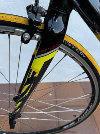 Bicicleta HC Carbon de carretera b’twin talla L