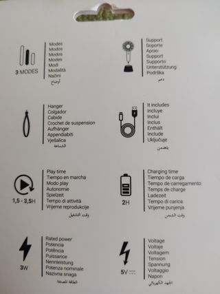 Ventilador con soporte, NUEVO