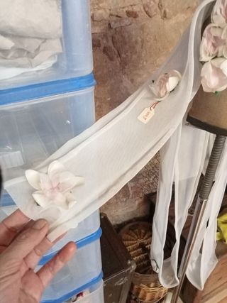 TOCADO DE NOVIA AÑOS 70'S