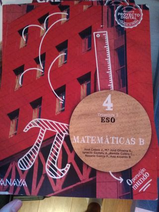 matematicas 4 eso Anaya 