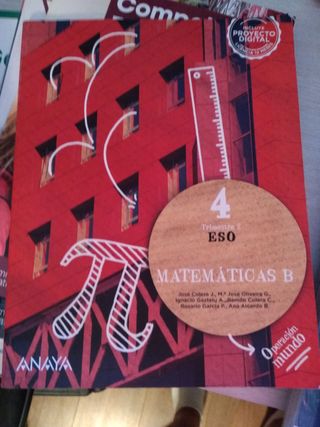 matematicas 4 eso Anaya 