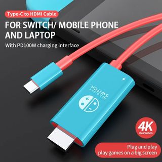 Cable HDMI Nintendo Switch TV Dock Base