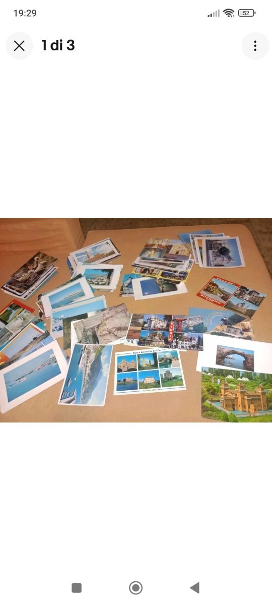 Cartoline vintage laghi