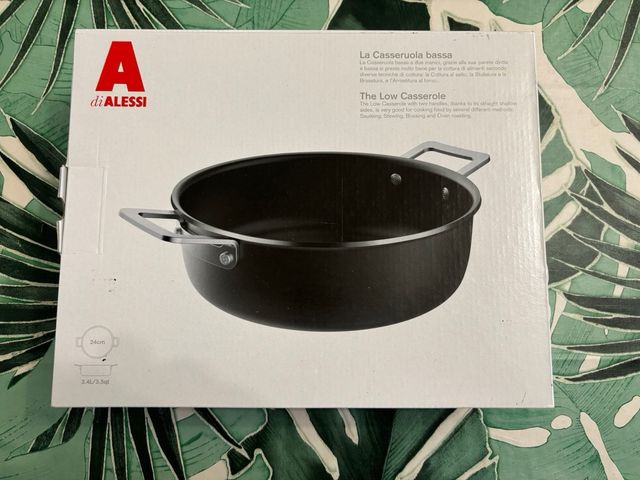 Casseruola bassa Alessi nuova