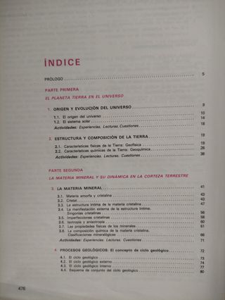 Libro "Geología" año 1982