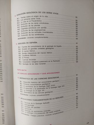 Libro "Geología" año 1982