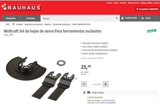 WOLFCRAFT SET DE HOJAS DE SIERRA