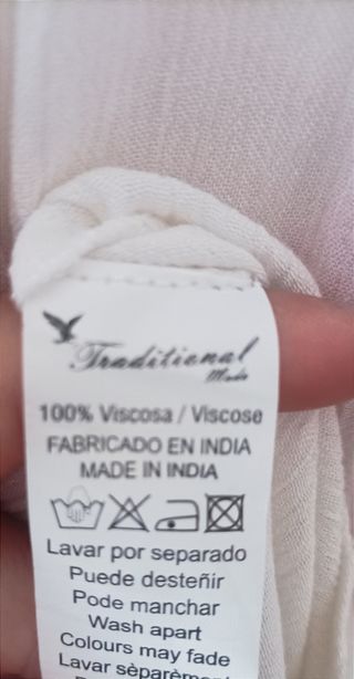 Blusa bordada hindú
