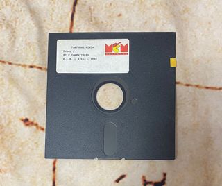 Disquete Vintage 51/4 pulgadas de Tortugas Ninja