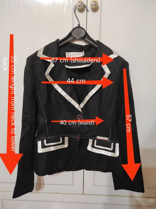 Giacca donna estiva di lino Coconuda