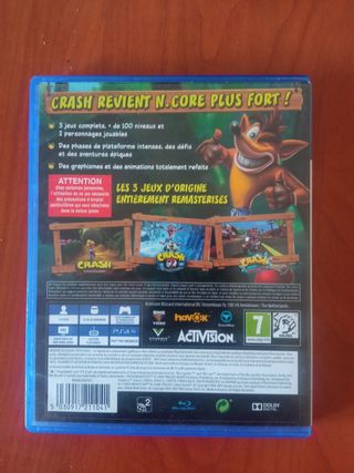 Crash Bandicoot Trilogía para PS4.