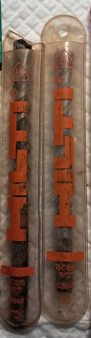 2 brocas Hilti hormigón