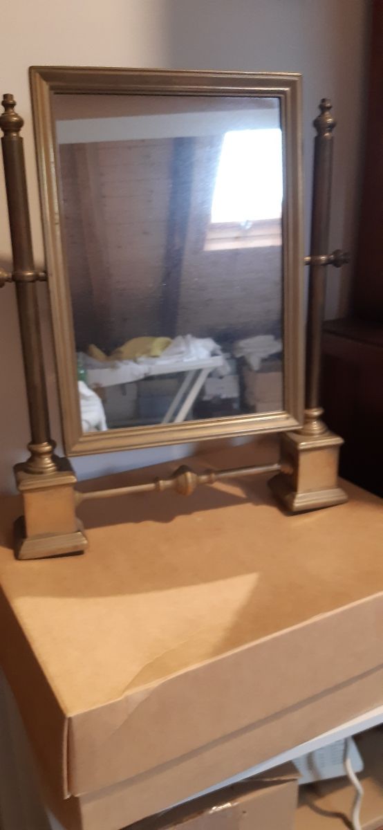 Specchiera in ottone