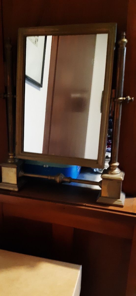 Specchiera in ottone