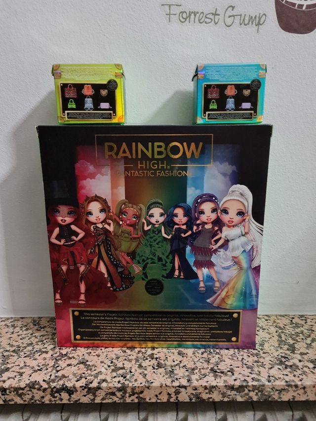 Rainbow verde bambola 