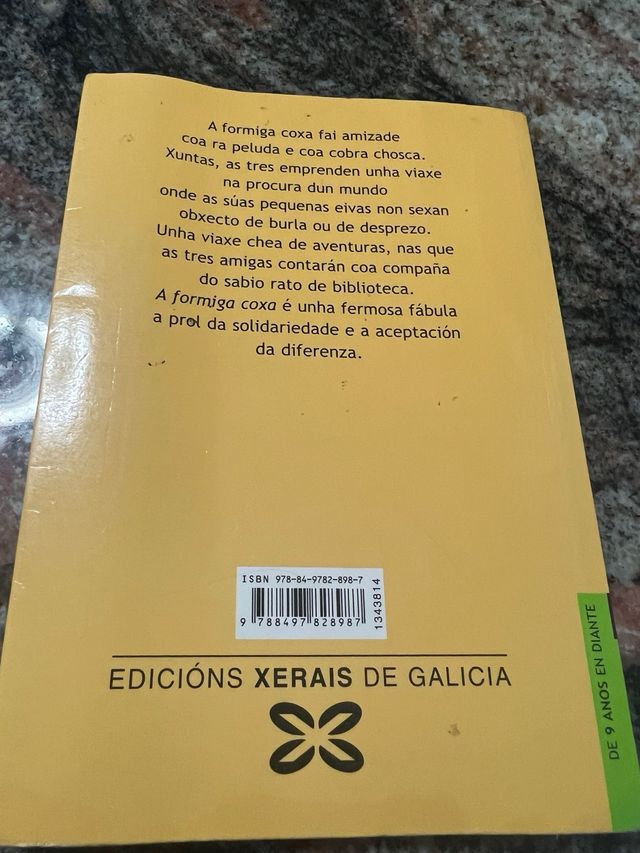 Libro de lectura A formiga Coxa