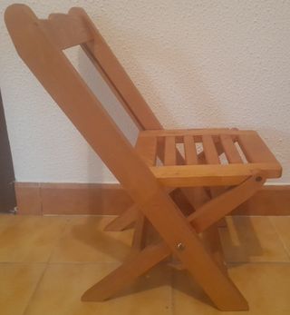 Miniasiento plegable madera ligerisimo