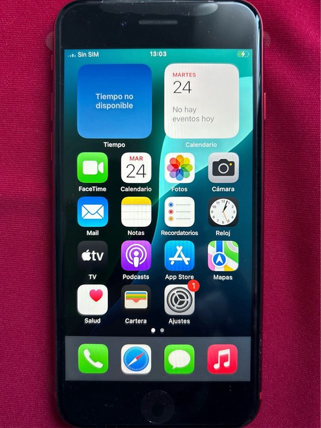 iPhone SE 2020 128GB Rojo como nuevo