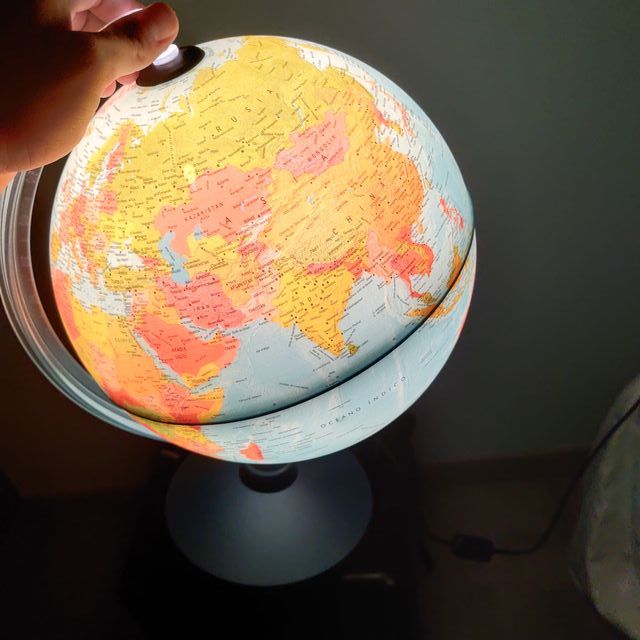 Lampara Globo Terráqueo